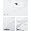 image:imageJMIERR Mens Sleeveless Tank Tops Workout Muscle Gym Ribbed Shirt Athletic Bodybuilding T Shirts1b White