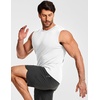 image:imageJMIERR Mens Sleeveless Tank Tops Workout Muscle Gym Ribbed Shirt Athletic Bodybuilding T Shirts1b White