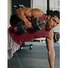 image:imageJMIERR Mens Sleeveless Tank Tops Workout Muscle Gym Ribbed Shirt Athletic Bodybuilding T ShirtsBurgundy