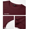 image:imageJMIERR Mens Sleeveless Tank Tops Workout Muscle Gym Ribbed Shirt Athletic Bodybuilding T ShirtsBurgundy