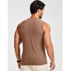 image:imageJMIERR Mens Sleeveless Tank Tops Workout Muscle Gym Ribbed Shirt Athletic Bodybuilding T ShirtsCamel