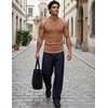 image:imageJMIERR Mens Sleeveless Tank Tops Workout Muscle Gym Ribbed Shirt Athletic Bodybuilding T ShirtsCamel
