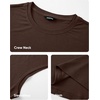 image:imageJMIERR Mens Sleeveless Tank Tops Workout Muscle Gym Ribbed Shirt Athletic Bodybuilding T ShirtsDark Brown