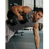 image:imageJMIERR Mens Sleeveless Tank Tops Workout Muscle Gym Ribbed Shirt Athletic Bodybuilding T ShirtsDark Grey