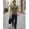 image:imageJMIERR Mens Sleeveless Tank Tops Workout Muscle Gym Ribbed Shirt Athletic Bodybuilding T ShirtsFour Leaf Clover