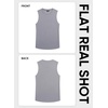 image:imageJMIERR Mens Sleeveless Tank Tops Workout Muscle Gym Ribbed Shirt Athletic Bodybuilding T ShirtsLight Grey