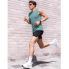 image:imageJMIERR Mens Sleeveless Tank Tops Workout Muscle Gym Ribbed Shirt Athletic Bodybuilding T ShirtsMist Green