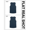 image:imageJMIERR Mens Sleeveless Tank Tops Workout Muscle Gym Ribbed Shirt Athletic Bodybuilding T ShirtsNavy Blue