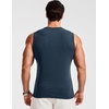 image:imageJMIERR Mens Sleeveless Tank Tops Workout Muscle Gym Ribbed Shirt Athletic Bodybuilding T ShirtsNavy Blue