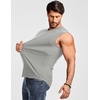 image:imageJMIERR Mens Ribbed Tank Tops Knit Sleeveless Workout T Shirt Muscle Gym Fitness TeeGray