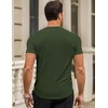 image:imageJMIERR Mens Short Sleeve T Shirt Summer Muscle Slim Fitted Crewneck Longline Tees Shirts for Gym WorkoutD Light Green
