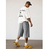 image:imageJMIERR 2026 Mens Baggy Sweat Shorts Lightweight Under Knee Casual Drawstring Y2K Shorts Loose Fit Gym ShortsA Grey