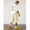image:imageJMIERR 2026 Mens Baggy Sweat Shorts Lightweight Under Knee Casual Drawstring Y2K Shorts Loose Fit Gym ShortsBeige