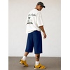 image:imageJMIERR 2026 Mens Baggy Sweat Shorts Lightweight Under Knee Casual Drawstring Y2K Shorts Loose Fit Gym ShortsBlue