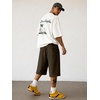 image:imageJMIERR 2026 Mens Baggy Sweat Shorts Lightweight Under Knee Casual Drawstring Y2K Shorts Loose Fit Gym ShortsBrown