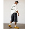 image:imageJMIERR 2026 Mens Baggy Sweat Shorts Lightweight Under Knee Casual Drawstring Y2K Shorts Loose Fit Gym ShortsDark Grey