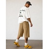 image:imageJMIERR 2026 Mens Baggy Sweat Shorts Lightweight Under Knee Casual Drawstring Y2K Shorts Loose Fit Gym ShortsKhaki