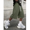 image:imageJMIERR 2026 Mens Baggy Sweat Shorts Lightweight Under Knee Casual Drawstring Y2K Shorts Loose Fit Gym ShortsLight Green
