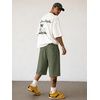 image:imageJMIERR 2026 Mens Baggy Sweat Shorts Lightweight Under Knee Casual Drawstring Y2K Shorts Loose Fit Gym ShortsLight Green