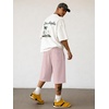 image:imageJMIERR 2026 Mens Baggy Sweat Shorts Lightweight Under Knee Casual Drawstring Y2K Shorts Loose Fit Gym ShortsPink