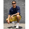 image:imageJMIERR 2026 Mens Baggy Sweat Shorts Lightweight Under Knee Casual Drawstring Y2K Shorts Loose Fit Gym ShortsYellow