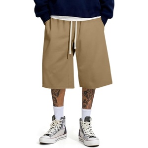 image:imageJMIERR 2026 Mens Baggy Sweat Shorts Lightweight Under Knee Casual Drawstring Y2K Shorts Loose Fit Gym ShortsKhaki