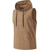 image:imageJMIERR Mens 2026 Vintage Washed Sleeveless Hoodie Tank Top Cotton Muscle Workout Gym Streetwear ShirtBrown