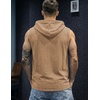 image:imageJMIERR Mens 2026 Vintage Washed Sleeveless Hoodie Tank Top Cotton Muscle Workout Gym Streetwear ShirtBrown