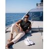 image:imageJMIERR Mens Casual Knitted Wool Sleeveless Shirts Johnny Collar Summer Beach Textured Tank TopsBlack