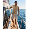 image:imageJMIERR Mens Casual Knitted Wool Sleeveless Shirts Johnny Collar Summer Beach Textured Tank TopsKhaki