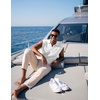 image:imageJMIERR Mens Casual Knitted Wool Sleeveless Shirts Johnny Collar Summer Beach Textured Tank TopsWhite