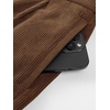 image:imageJMIERR Mens Stretch Corduroy Pants Elastic Waist Casual Pleated Trousers Regular Fit Dress Date PantsBrown
