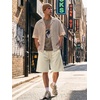 image:imageJMIERR Mens Baggy Shorts Casual Drawstring Knee Length Baggy Sweat Shorts LooseFit Y2K Raw Hem Workout ShortsApricot