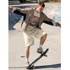 image:imageJMIERR Mens Baggy Shorts Casual Drawstring Knee Length Baggy Sweat Shorts LooseFit Y2K Raw Hem Workout ShortsApricot
