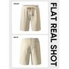 image:imageJMIERR Mens Baggy Shorts Casual Drawstring Knee Length Baggy Sweat Shorts LooseFit Y2K Raw Hem Workout ShortsApricot