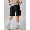 image:imageJMIERR Mens Baggy Shorts Casual Drawstring Knee Length Baggy Sweat Shorts LooseFit Y2K Raw Hem Workout ShortsBlack