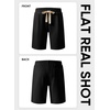image:imageJMIERR Mens Baggy Shorts Casual Drawstring Knee Length Baggy Sweat Shorts LooseFit Y2K Raw Hem Workout ShortsBlack