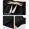 image:imageJMIERR Mens Baggy Shorts Casual Drawstring Knee Length Baggy Sweat Shorts LooseFit Y2K Raw Hem Workout ShortsBlack