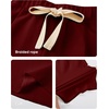 image:imageJMIERR Mens Baggy Shorts Casual Drawstring Knee Length Baggy Sweat Shorts LooseFit Y2K Raw Hem Workout ShortsBurgundy