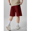image:imageJMIERR Mens Baggy Shorts Casual Drawstring Knee Length Baggy Sweat Shorts LooseFit Y2K Raw Hem Workout ShortsBurgundy