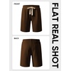 image:imageJMIERR Mens Baggy Shorts Casual Drawstring Knee Length Baggy Sweat Shorts LooseFit Y2K Raw Hem Workout ShortsCoffee