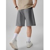 image:imageJMIERR Mens Baggy Shorts Casual Drawstring Knee Length Baggy Sweat Shorts LooseFit Y2K Raw Hem Workout ShortsDark Grey