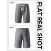 image:imageJMIERR Mens Baggy Shorts Casual Drawstring Knee Length Baggy Sweat Shorts LooseFit Y2K Raw Hem Workout ShortsDark Grey