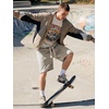 image:imageJMIERR Mens Baggy Shorts Casual Drawstring Knee Length Baggy Sweat Shorts LooseFit Y2K Raw Hem Workout ShortsGoat