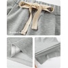 image:imageJMIERR Mens Baggy Shorts Casual Drawstring Knee Length Baggy Sweat Shorts LooseFit Y2K Raw Hem Workout ShortsGray