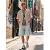 image:imageJMIERR Mens Baggy Shorts Casual Drawstring Knee Length Baggy Sweat Shorts LooseFit Y2K Raw Hem Workout ShortsGray