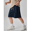 image:imageJMIERR Mens Baggy Shorts Casual Drawstring Knee Length Baggy Sweat Shorts LooseFit Y2K Raw Hem Workout ShortsNavy Blue