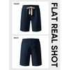 image:imageJMIERR Mens Baggy Shorts Casual Drawstring Knee Length Baggy Sweat Shorts LooseFit Y2K Raw Hem Workout ShortsNavy Blue