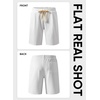 image:imageJMIERR Mens Baggy Shorts Casual Drawstring Knee Length Baggy Sweat Shorts LooseFit Y2K Raw Hem Workout ShortsWhite