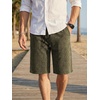 image:imageJMIERR Mens Baggy Vintage Acid Wash Cotton Streetwear Relaxed Sweat Shorts  Loose Fit Drawstring Elastic Waist Deep Side Back Pockets Casual Wear Retro Loungewear Y2K Fashion Summer OutfitsJungle Green